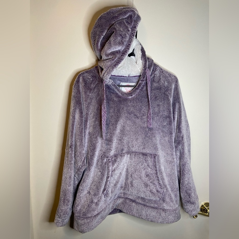 Member's Mark Purple fuzzy hoodie
